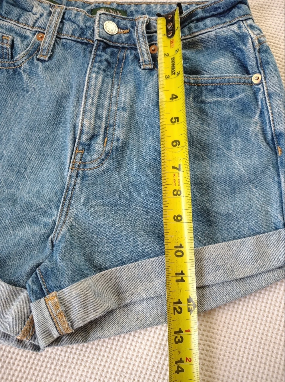 wild fable Blue Rolled-Hem Denim Shorts Size 00/ 24 R